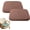 Brown, variant on Dining Chair Seat Cushion Pad, 2 Pack U-Shaped Thick Non-Slip Cotton Linen Chair Pads for Home Office Kitchen Patio Furniture Pink (K)