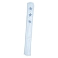 thumbnail image 4 of S SERENABLE PU Leather Golf Alignment Stick Cover Wear Resistant Protective Star Pattern White, 4 of 9