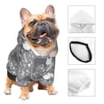 thumbnail image 4 of Uemuo Cute Dog And Flowers for Winter Dog Hoodie Sweatshirts with Pockets Warm Dog Clothes for Small Dogs Chihuahua-Medium, 4 of 8