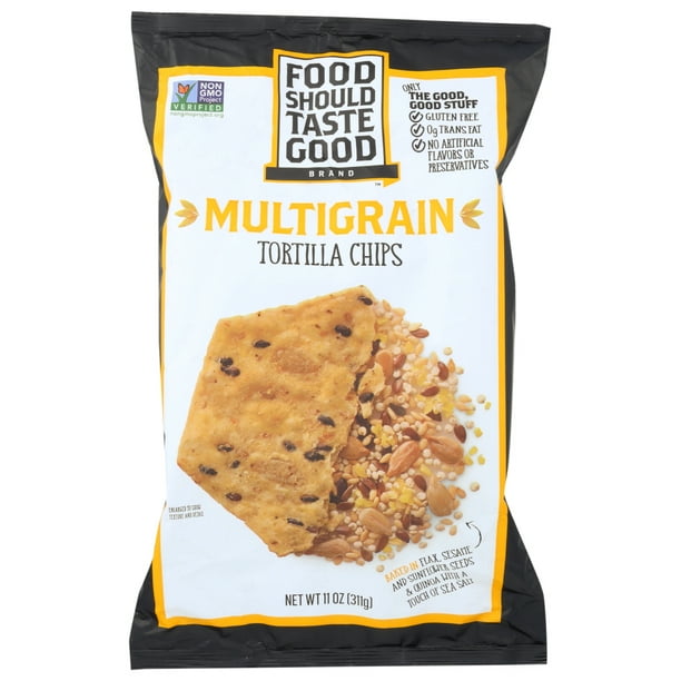 Food Should Taste Good Multigrain Tortilla Chips Multigrain, 11 Oz