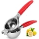 thumbnail image 1 of Exprimidor de limones manual con mango suave - Resistente - Para exprimir limones y cítricos - Fácil de limpiar - 22 cm - Rojo, 1 of 5