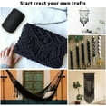thumbnail image 5 of 3MM 100M Macrame Cord, 4-Strand Twisted Cotton String Natural Cotton Cord Rope(light purple), 5 of 5