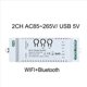 thumbnail image 2 of 4X Interruptor Inteligente WiFi de 2 Canales, Temporizador DIY, AplicacióN 85-265V, USB, 5V, 2,4G, MóDulo de AutomatizacióN del Hogar WiFi para Alexa, Home, IFTT, 2 of 2