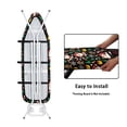 thumbnail image 4 of HELLHERO Santa Claus Gingerbread Man Ironing Board Cover Non-Slip Replacement Easy to Install Ironing Board Covers Washable, 4 of 5