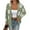 Green, variant on dGslk Women's New Autum And Winter Flower Pattern Button Front Cardigan Sweater Coat Beige L