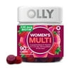 OLLY Women's Multivitamin Gummy Supplement, Vitamins A, D, C, E, Biotin, Folic Acid, 90 Ct