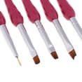 thumbnail image 3 of Juego de pinceles para decoración de uñas, 5 uds., herramientas para pintura DIY, bolígrafo, puntas de uñas, rojo Yuyangstore Nail Art Brush, 3 of 7
