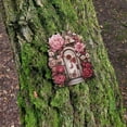 thumbnail image 4 of MERILER Resin Garden Miniature Floral Outdoor Decor: Enchanting Door for Trees, Tree Stumps, Patio, Yard, and Window (Perfect Gift for Mom and Kids), 4 of 7