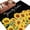 Black, variant on Round Area Rug 8 Ft, Yellow Sunflowers Washable Non-Slip Circle Carpet for Living Room/Bedroom, Summer Floral Elegant Pastoral Botanical Collection Low-Profile Large Area Rugs for Indoor