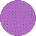 thumbnail image 1 of Ahgly Company Machine Washable Indoor Round Transitional Heliotrope Purple Area Rugs, 7' Round, 1 of 7
