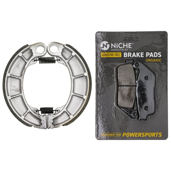 Niche Organic Brake Pad with Shoe Set for Honda Shadow VLX 600 Motorcycle MK1002880