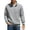 Light Grey, variant on COOFANDY Mens Quarter Zip Pullover Quilted Sweatshirt Knit Long Sleeve Mock Neck Sweater Polo with Pocket