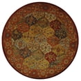 thumbnail image 3 of Safavieh Heritage Woodville Oriental Wool Area Rug, Multi/Red, 8' x 8' Round, 3 of 8