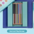 thumbnail image 3 of Tiger Tribe Metallic Pencil Art Set - Kids & Tweens Activity for Learning Coloring Techniques | Includes 20 Colors, 3 of 10