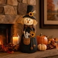 thumbnail image 4 of Fall Scarecrow Tabletop Decoration, Rustic Harvest Figurine for Mantel, Entryway Table, Sideboard, Console, Shelf, Thanksgiving Display, Farmhouse Home Decor, and Autumn Party Accent, D, 4 of 4
