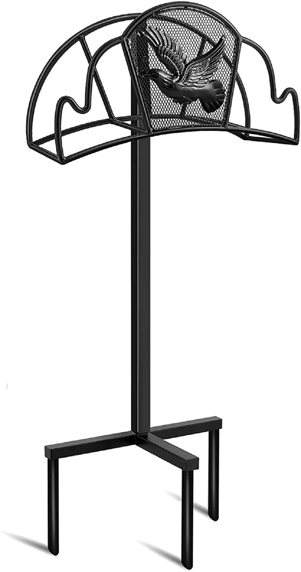 Amagabeli Garden Hose Holder Stand Freestanding for Outside Holds 125ft