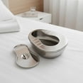 thumbnail image 2 of Comodo De Acero Inoxidable Resistente Con Tapa Para Cama, 2 of 10