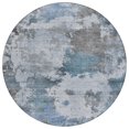 thumbnail image 2 of Addison Rugs Chantille Indoor/Outdoor Transitional Abstract Blue Machine Washable Round Rug, 8' x 8', 2 of 8