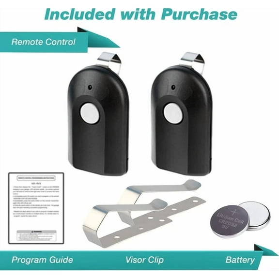 2X For Genie Intellicode Acscto Type 3 Garage Door Opener Remote Replacement