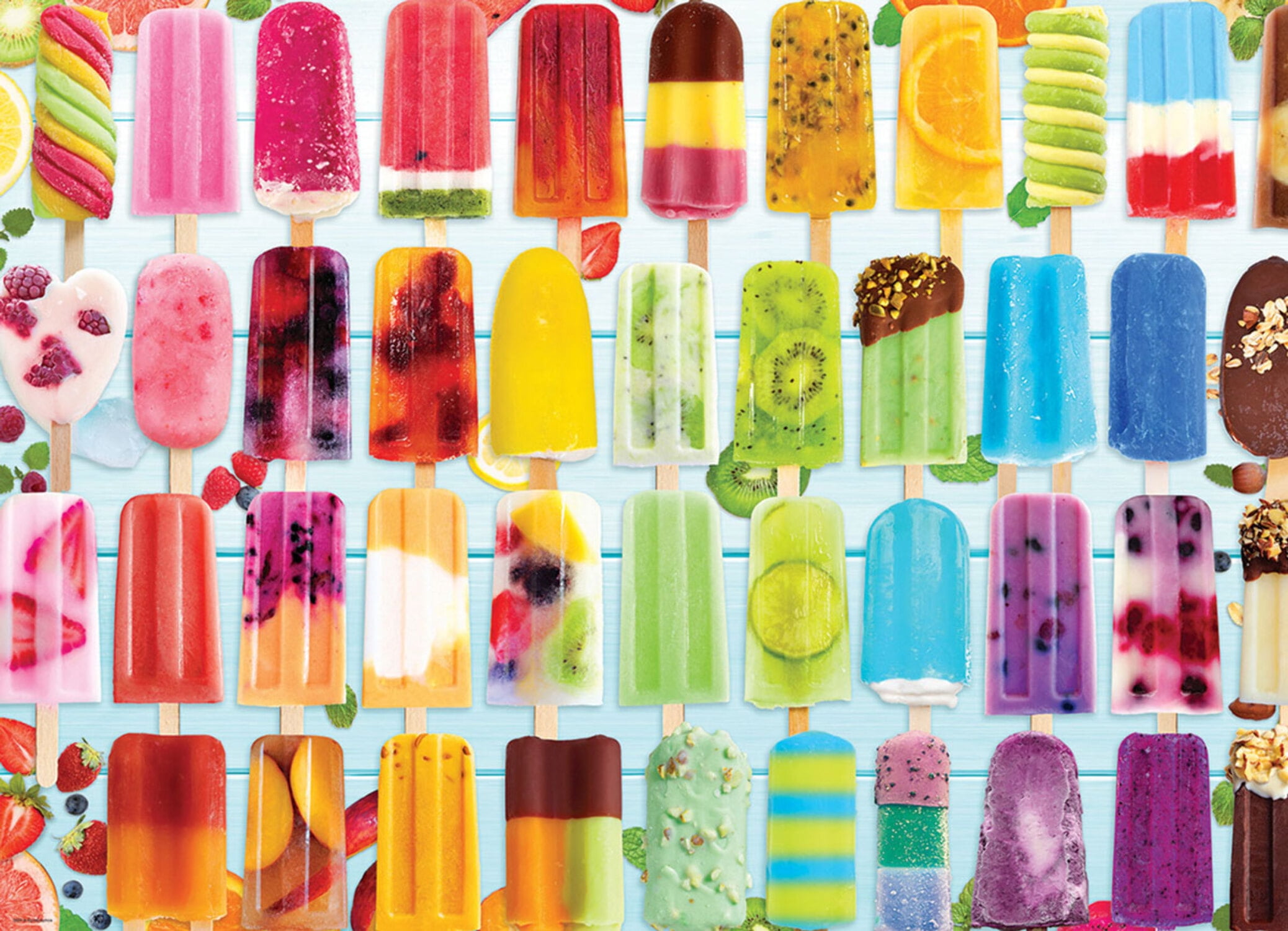 EuroGraphics Popsicle Rainbow 1000 Piece Puzzle for Adults