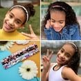 thumbnail image 6 of GIXUSIL 4Pcs Floral Headbands for Girls, Adjustable Braided Hairband Hair Accessories for Women, Teen Girl Cloth Fabric Head Bands for Birthday Party Favors, Kids Flower Easter Basket Stuffers -Blue, 6 of 9