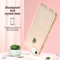 thumbnail image 4 of ULAK iPhone SE 3 5G 2022 Case, iPhone SE 2 2020 Case, iPhone 8 7 Case, Cute Slim Bumper Phone Case for iPhone SE 3rd 2nd Generation/8/7 for Girls Women, Glitter Beige, 4 of 8