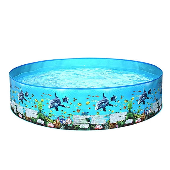 golytefs Inflatable Swimming Pool Large Capacity Foldable Swim Ball Pool Multifunction Baby Bathtub Pool for Outdoor Indoor Playing Water Accessories