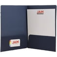 thumbnail image 3 of JAM Paper 9 x 12 Corrugated Fluted Folders, Navy Blue, pack of 100, 3 of 4
