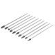 thumbnail image 3 of 10pcs 4" Long Double Cut Tungsten Steel Solid Carbide Rotary Burrs Set 1/8"(3mm) Shank Twist Drill Bit for Rotary Tools, 3 of 5