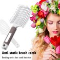 thumbnail image 3 of Peine de masaje para el cuero cabelludo para niñas, cepillo de pelo rizado con cerdas, herramientas de estilismo de peluquería Ndcxsfigh Cuidado Belleza, 3 of 4