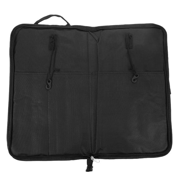 WORGEOUS Percussion Stick Bag Portable Bracket Dryer Case Drum Black