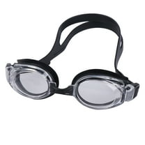Soimiss Swimming Goggles Adult Women Round Black 1Pack