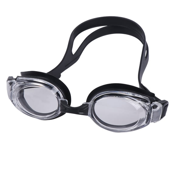 Soimiss Swimming Goggles Adult Women Round Black 1Pack