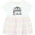 thumbnail image 3 of Inktastic Gammy Loves Me Grandchild Girls Baby Dress, 3 of 5