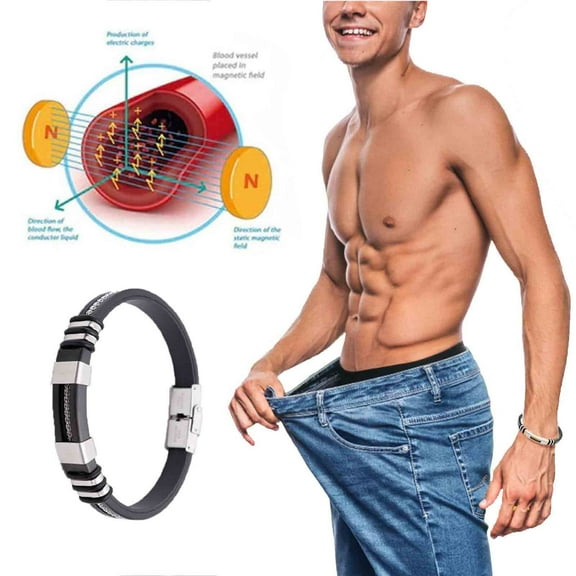 Openpig Clearance Negative Bracelet, Men's Titanium Steel Bracelet,The Wristband Emits Negative Body's Energy Channels To Circulation.