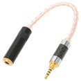 thumbnail image 2 of Headphone Adapter Cable, Soft Hand Feel Widely Compatible 2.5mm To 3.5mm Adapter Plug And Play  For Office For Outdoor For Home, 2 of 8