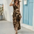 thumbnail image 6 of Leopard Print Pattern Sleeveless Dress Female Clothing Dress Women Summer 2025 Dress, 6 of 7