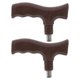 thumbnail image 1 of 2pcs Replacement Cane Handles Anti-Skid Walking Stick Hand Grips For Elderly Walking Aid Accessories Plastic Crutch Handle Cane Walking Stick Handle, 1 of 4