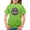 Lime, variant on Floral Smile Fun Trendy Graphic Symbols T-shirt