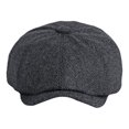 thumbnail image 4 of Sombrero de Boina Gorro de Cumpleaños Otoño Sombrero de Tweed Sombrero Plano para, 4 of 10