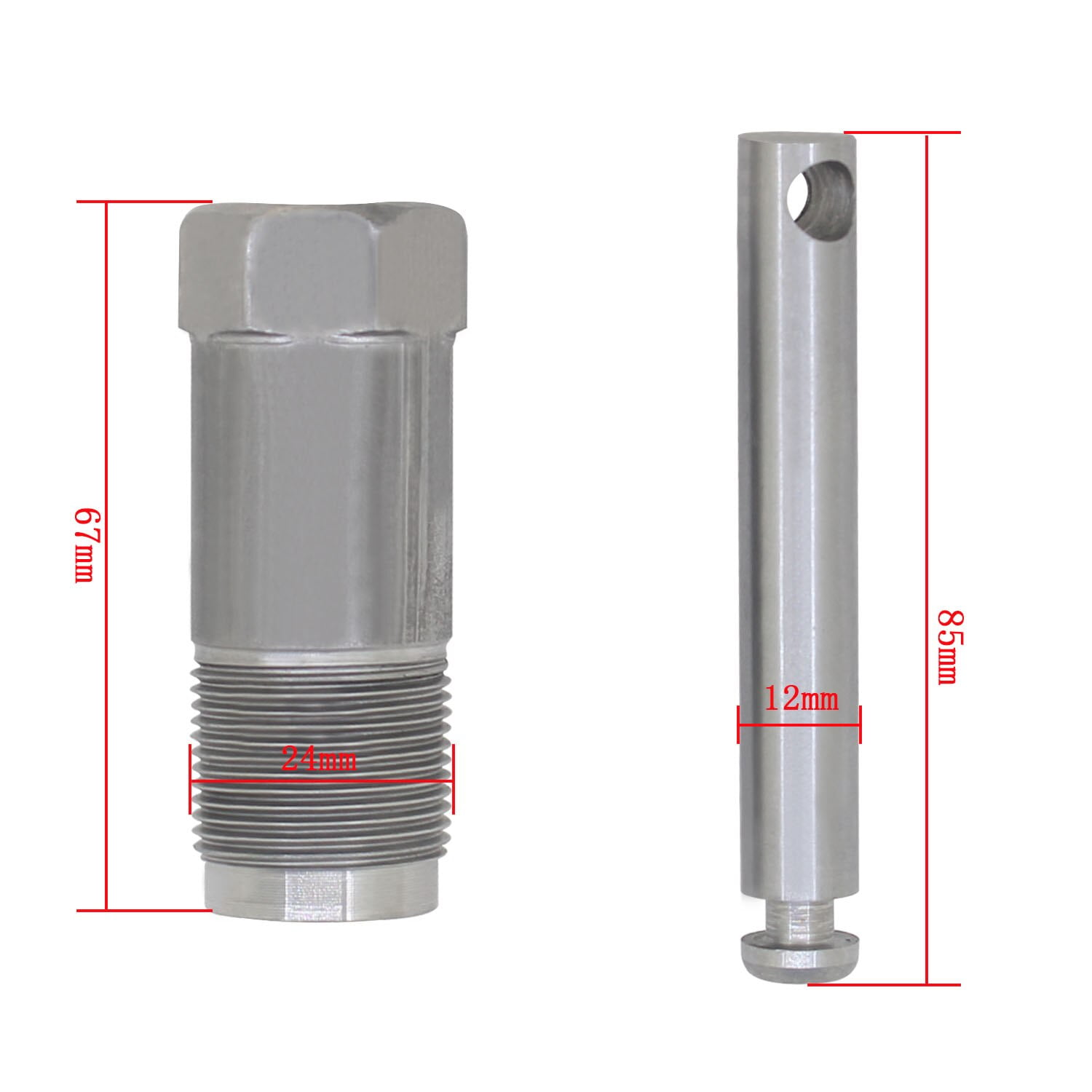 Horizontal Jack Oil Pump Body Accessories Thread Oil Pump Set Of
