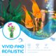 thumbnail image 3 of TABLETREANDS Planta Artificial Loto Para De Acuario Color Material Y Detallado, 3 of 6