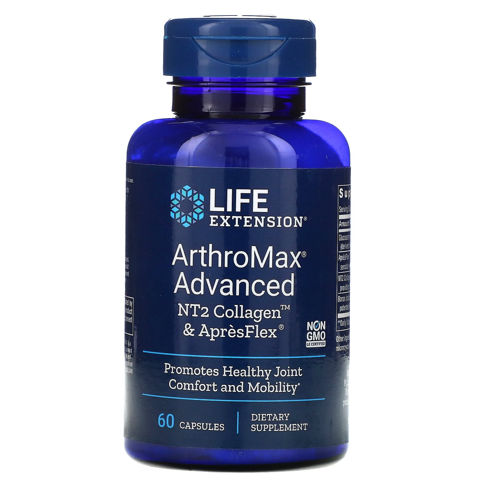Life Extension ArthroMax Advanced, NT2 Collagen & ApresFlex, 60