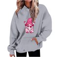 thumbnail image 1 of Birdeem Mode Décontractée pour Femmes Impression de la Saint-Valentin Hauts à Manches Longues Sweat à Capuche, 1 of 1