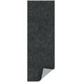 thumbnail image 3 of Ottomanson Non-Slip Hallway Runner Rug 1'10" x 6' Stain-Resistant Low Pile Carpet for Kitchen, Black, 3 of 12