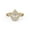 Yellow Gold, variant on Infinity Halo Twisted Engagement Rings for Women Center 6X4mm Pear and Round Lab Created Moissanite Ring in 14K Solid Rose Gold Size-10