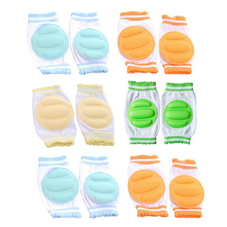

Hemoton 6 Pairs Breathable Netted Sponge Toddler Kneepads Knee Cushions (Mixed Color)