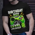 thumbnail image 2 of 8Th Birthday Boy Level 8 Unlocked Video Game Eight Years Old Unisex TShirt, 2 of 6