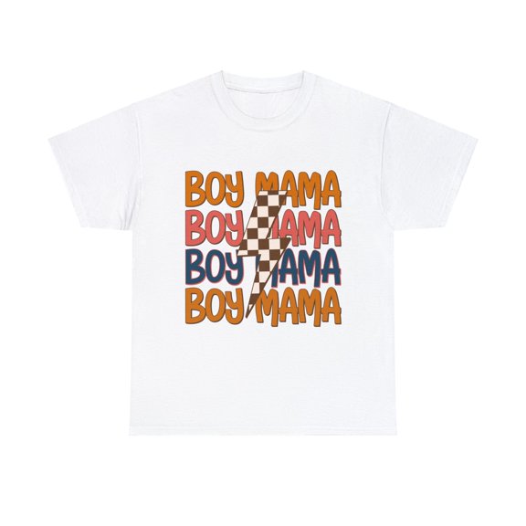Boy Mama Shirt, Boy Mom Sweater, Retro Boy Mama Shirt ID-0206-GHXA