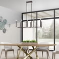 thumbnail image 6 of Livex Lighting Alpine Linear Chandelier in Bronze, 6 of 14